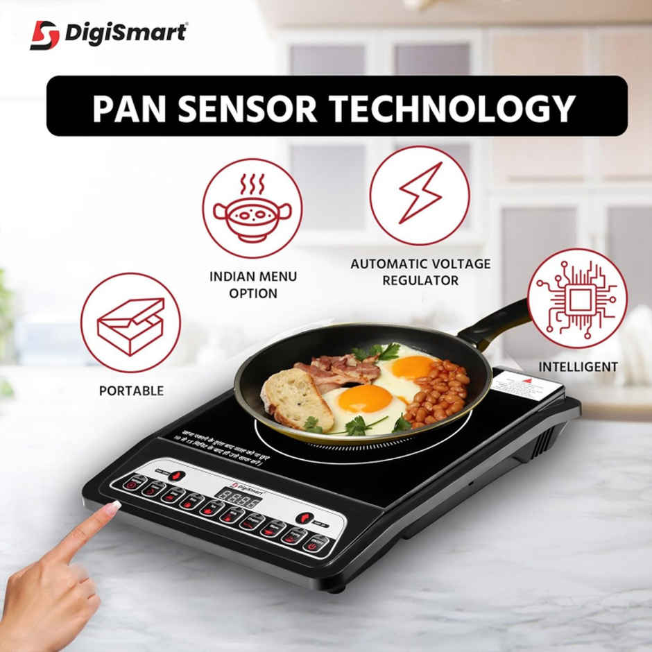 Digismart Mark-1 Induction Cooktop (2000 Watts) with Indian Menu Option