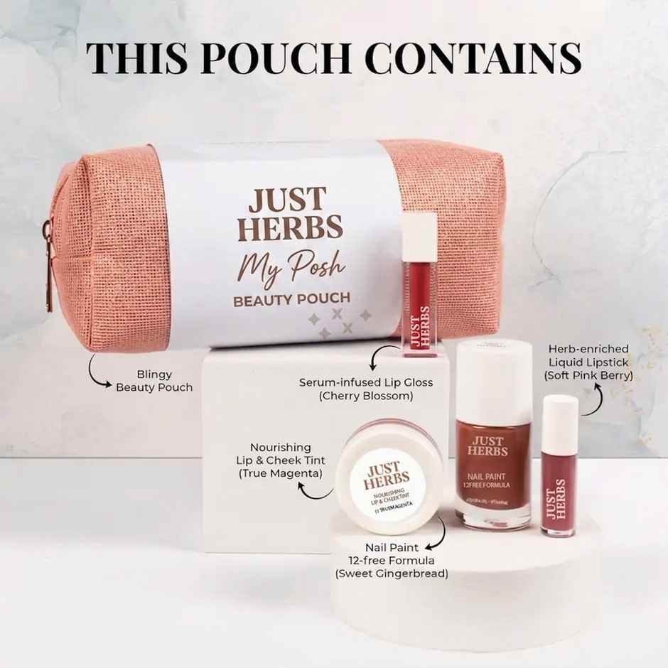 Just Herbs My Posh Beauty Kit | 3 in 1 Everyday Essential