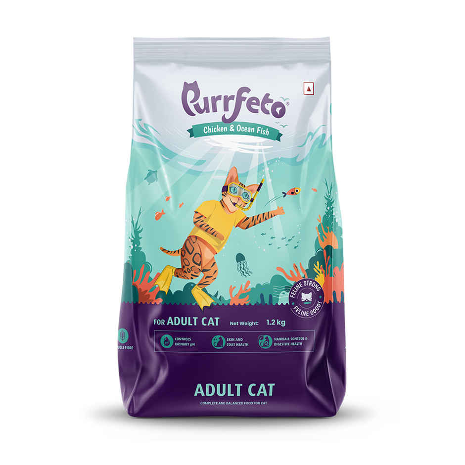 Purrfeto Dry Cat Food Chicken & Ocean Fish | Adult