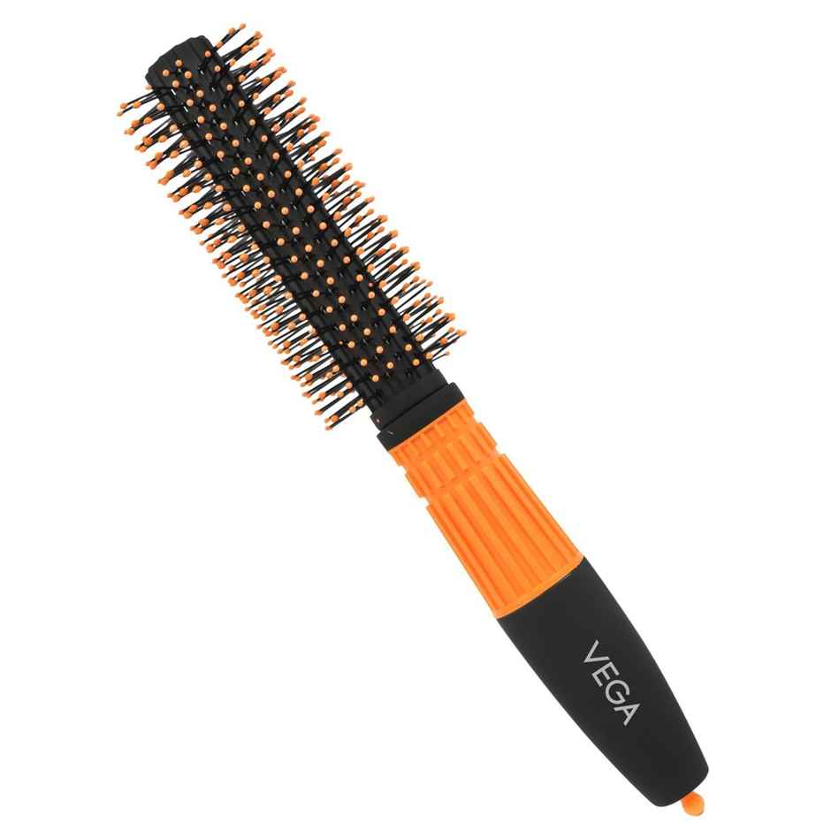 VEGA Round Hair Brush for Adding Curls| Volume and Waves in Hair| Men and Women|E15-RB