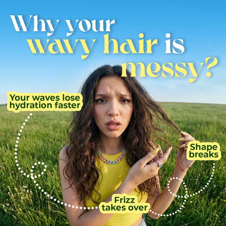 Love Beauty & Planet Avocado Oil & Peptide Leave-In Conditioner for Wavy Hair