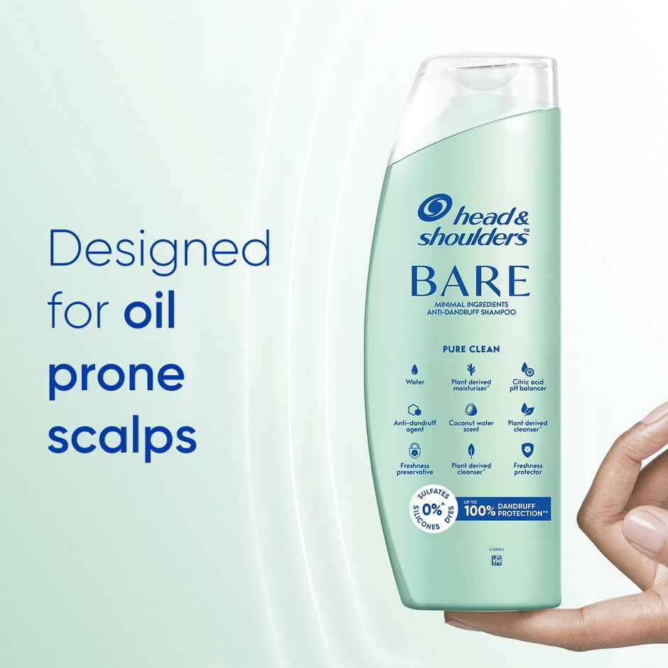 Head & Shoulders BARE Pure clean Anti Dandruff Shampoo