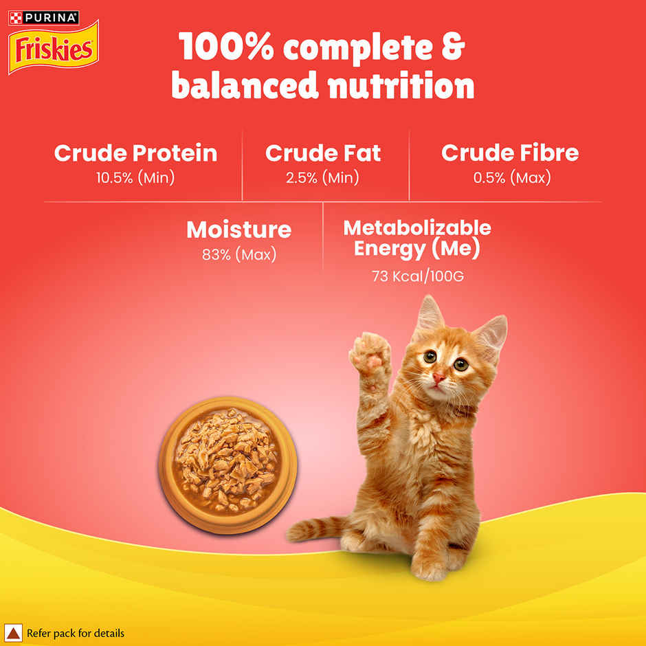 Purina Friskies Gravy Licious Kitten Food Chicken Flavour