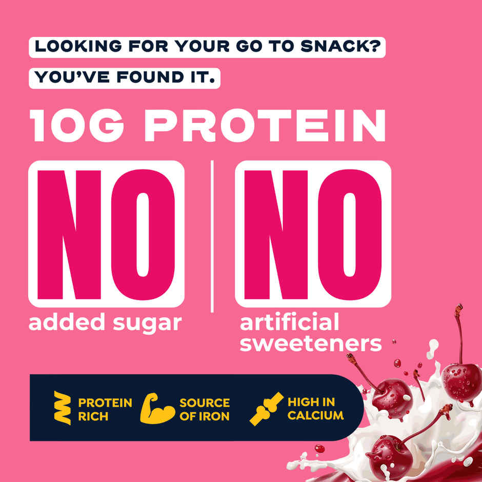 Stroom Berry White Chocolate 10G Protein Bar (45g) & Stroom Exotic Mango Coconut Protein Bars (45g) Combo