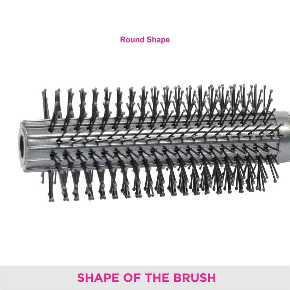 VEGA Round Hair Brush for Adding Curls| Volume and Waves in Hair| Men and Women| E10-RB
