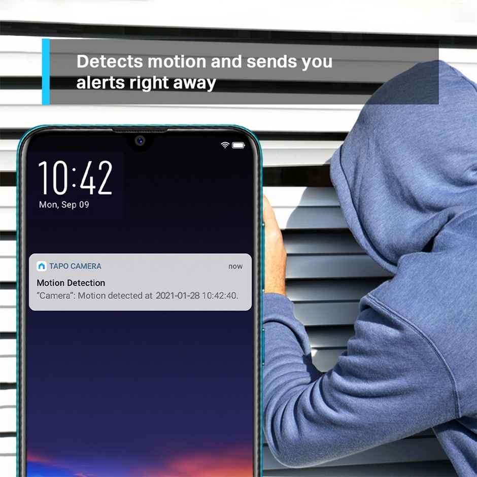 TP-Link Tapo C210P2 360Degree 3MP 2K 2304 Full HD 1296P Video Pan/Tilt Smart Wi-Fi Security Camera | Alexa Enabled | 2-Way Audio| Night Vision| Motion Detection | Indoor CCTV | Pack of 2 - White