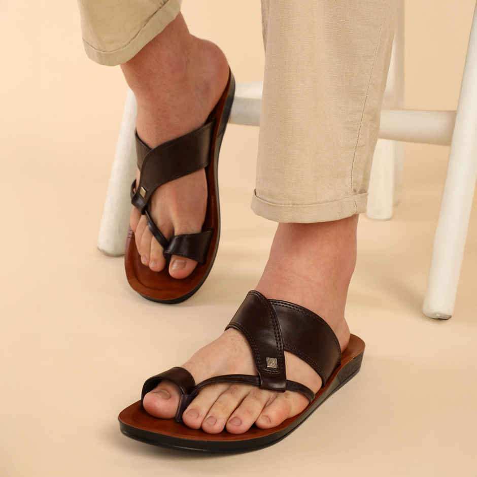 Paragon Men's Brown Pu Sandals PUK2221G UK 6