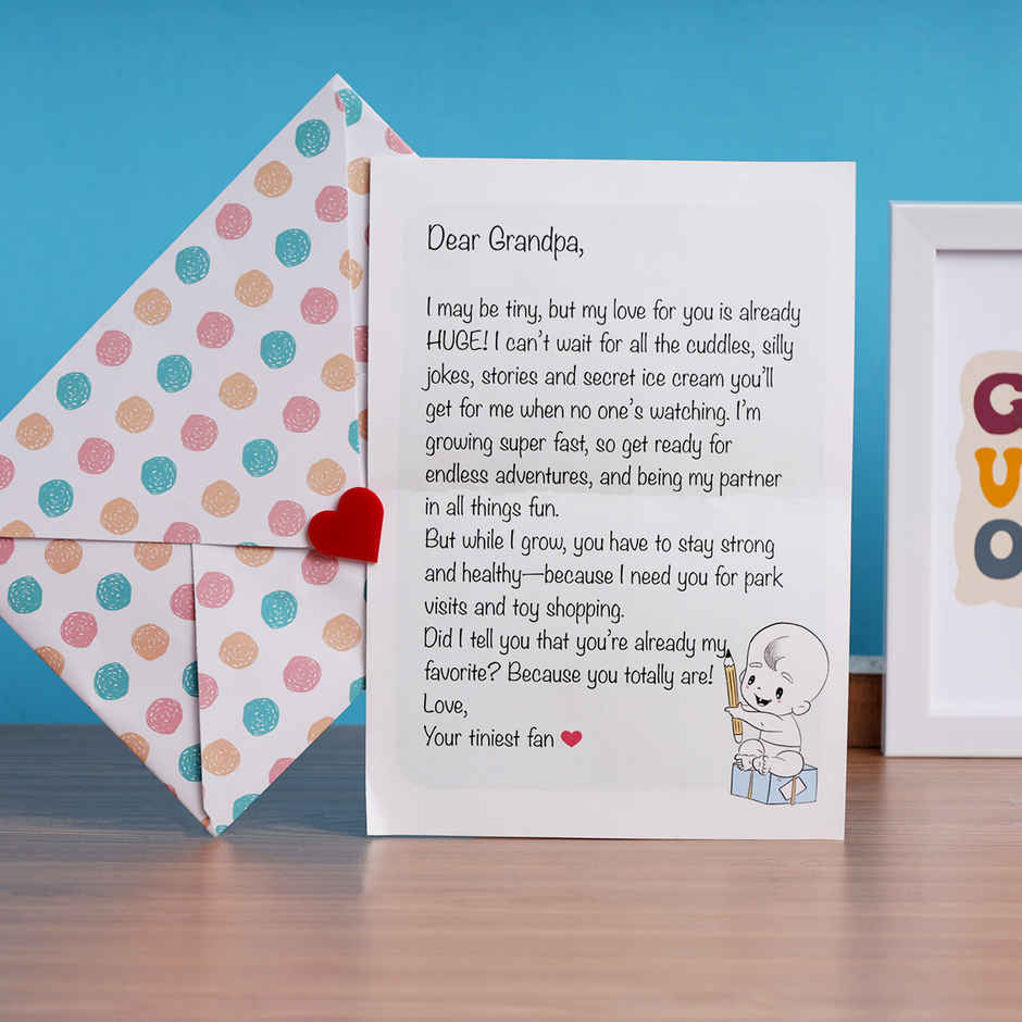 Happy Mail Letter For Grandpa