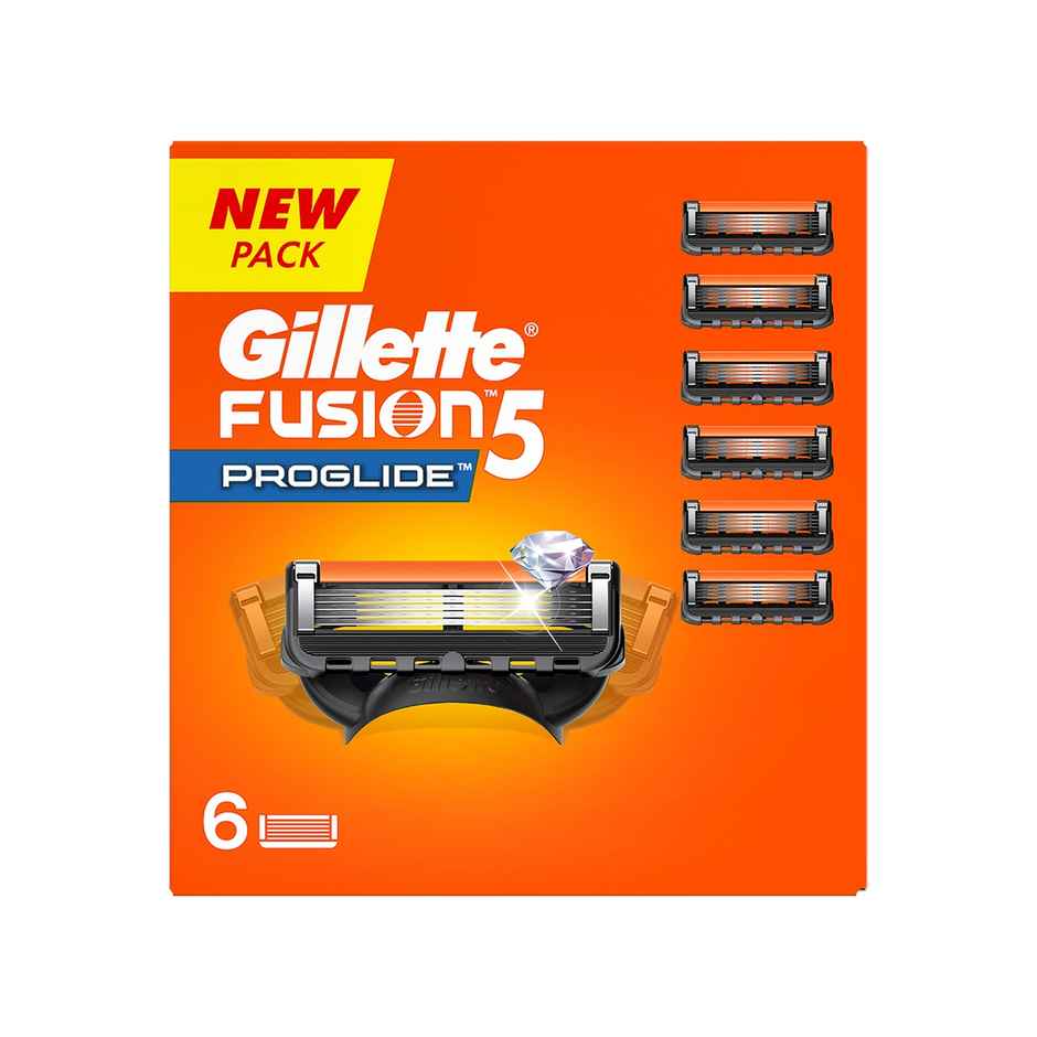 Gillette Fusion Proglide Blades For Men - 6 Count