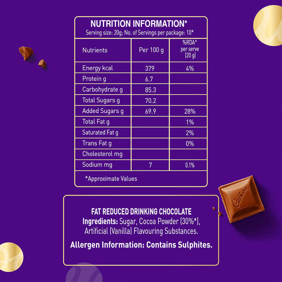Cadbury Cocoa Powder(150gms) & Cadbury Hot Chocolate(200gms) Combo