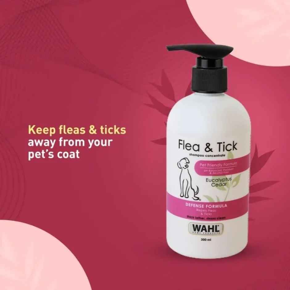 Wahl Flea And Tick Shampoo - Eucalyptus Cedar