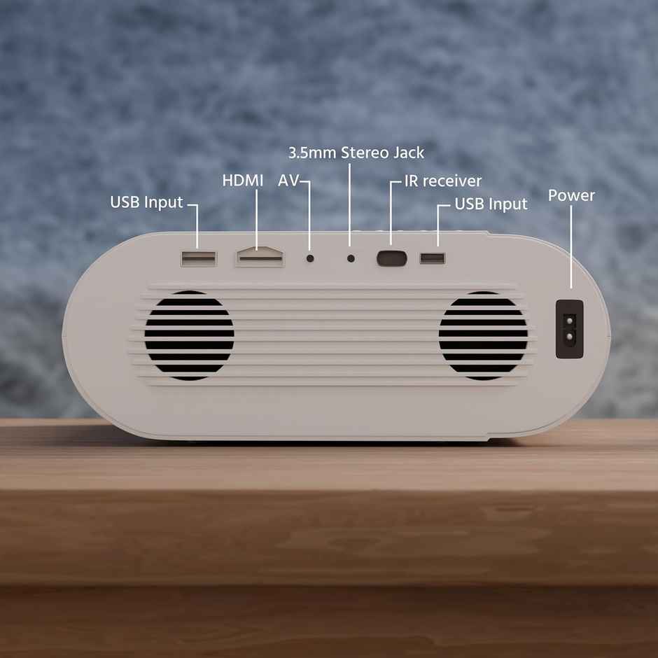 Lifelong TruePixel Smart Projector | Native 1080p Full HD With 4K Support | Android 11