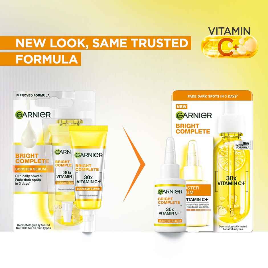 Garnier Vitamin C Face Serum for Bright Skin for Women & Men