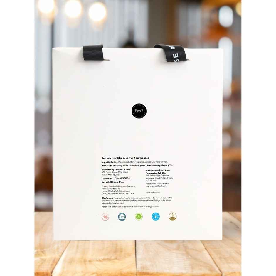 EM5 Alpha Set Of 4 Solid Perfume For Men - Gift For Men