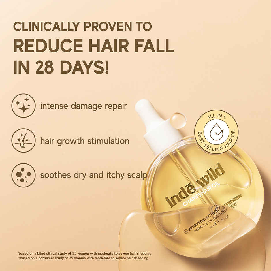inde wild Champi Hair Oil