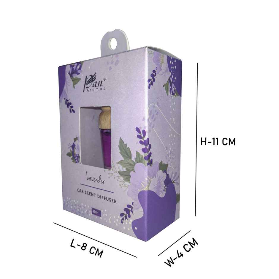 Pan Aromas Car Scent Reed Diffuser - Lavender