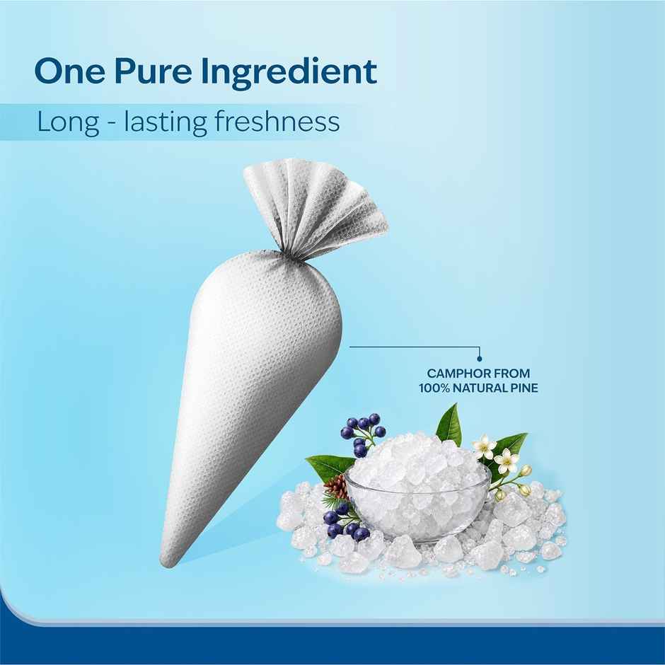Campure Bhimseni Camphor Cone Air ,Car, Room Freshener