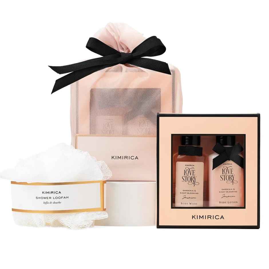 Kimirica Nothing But Love Potli Set | Bath Duo in Reusable Potli | Cute Gift for Her