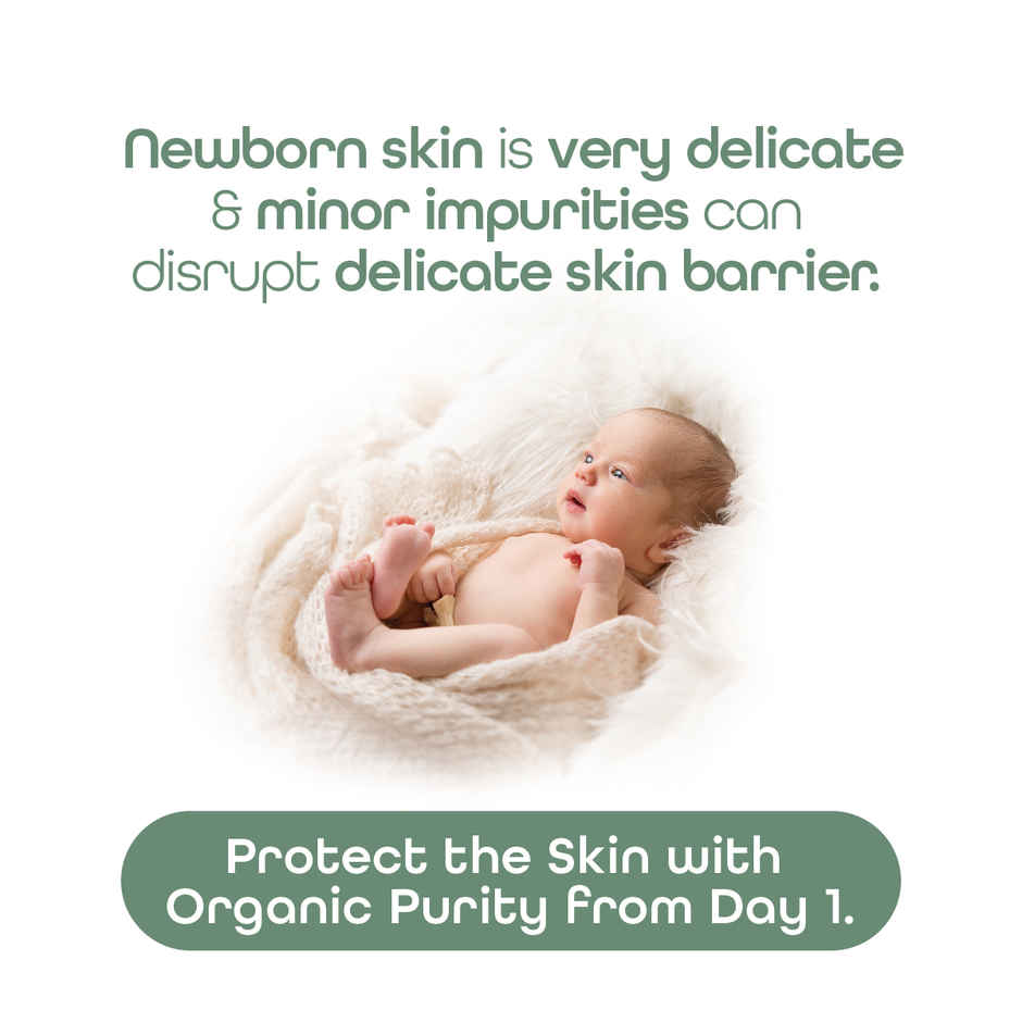 Himalaya Botanique Baby Bathing Bar | Organic | No Tears | Preserves Moisture | Dermatologically Tested