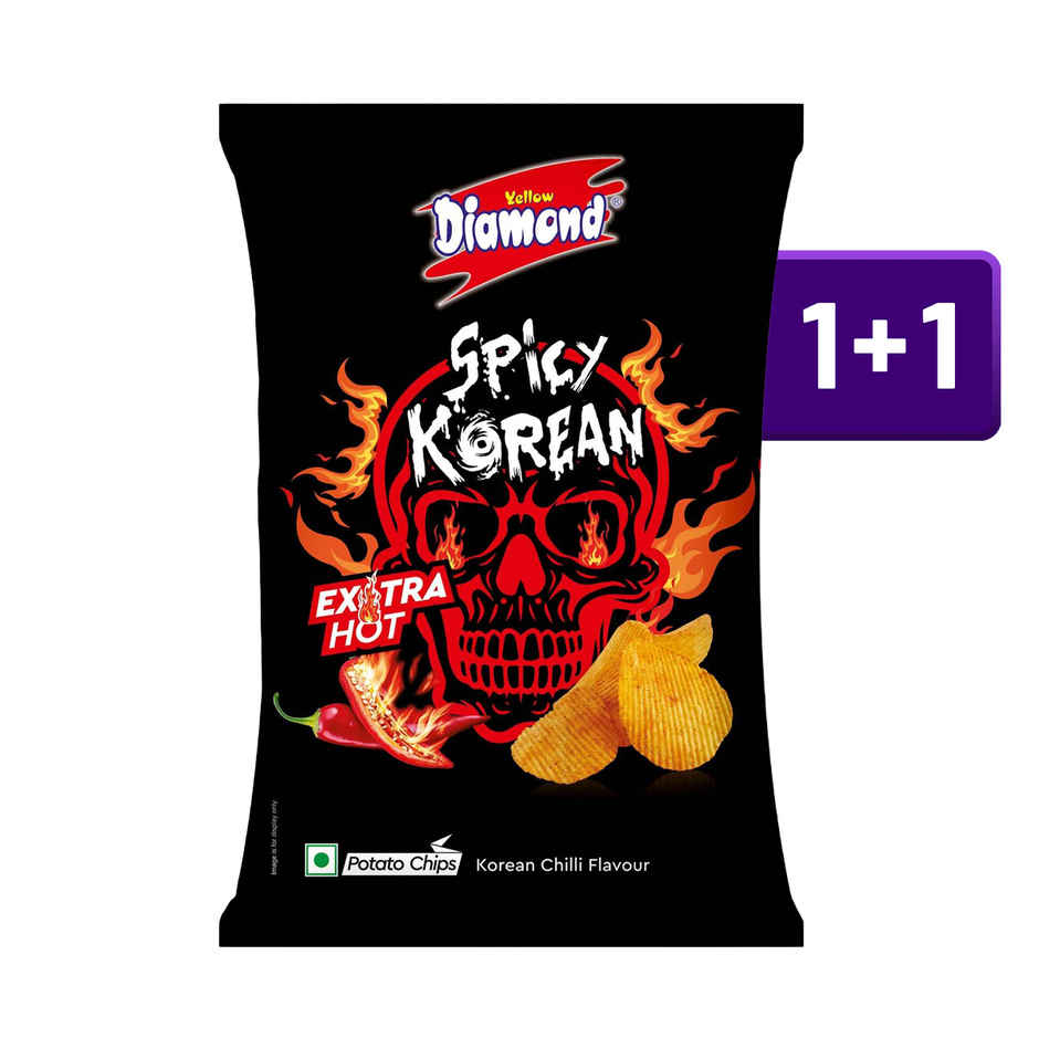 Yellow Diamond Spicy Korean Chips Combo