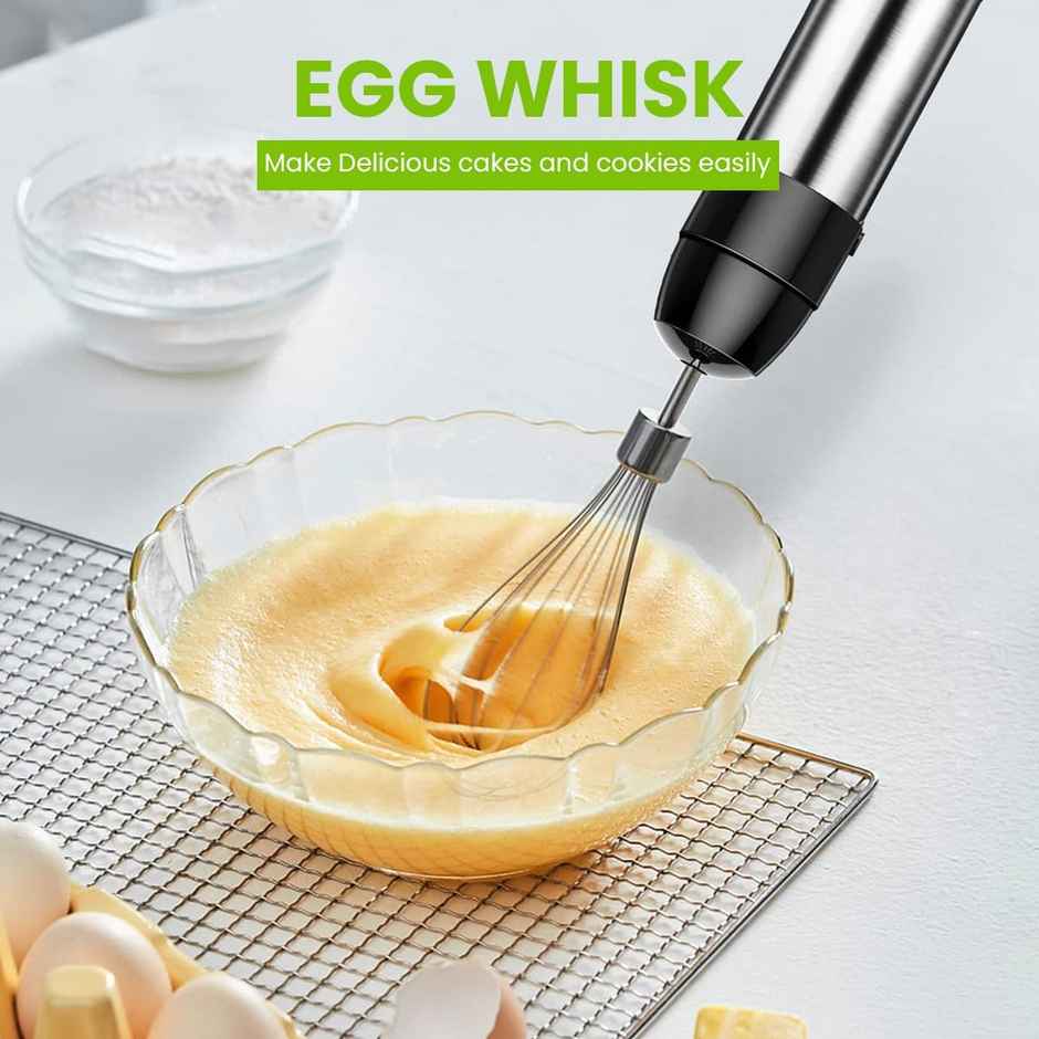 INALSA Hand Blender 1500 W Robot INOX 1500 StepUp,Silent DC Copper Motor Detachable,Stainless Steel