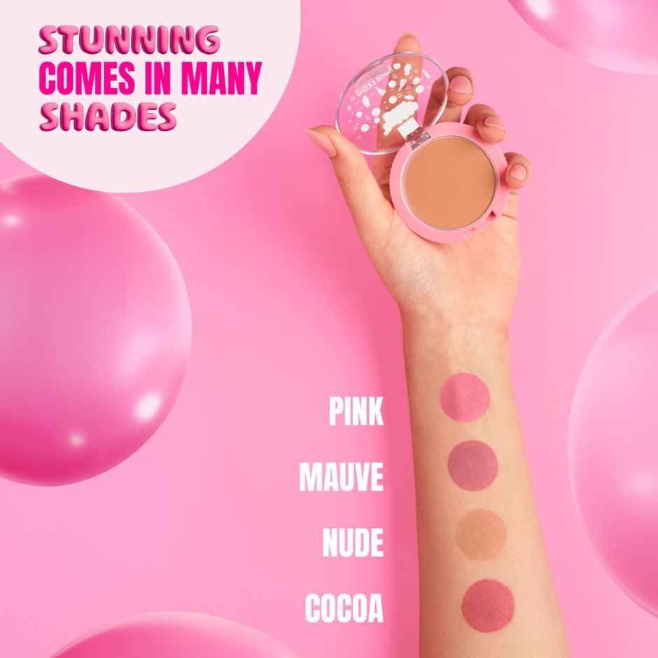 Elle 18 Bubblegum Blush | Pink | Matte Finish | High Pigment | Buildable Coverage