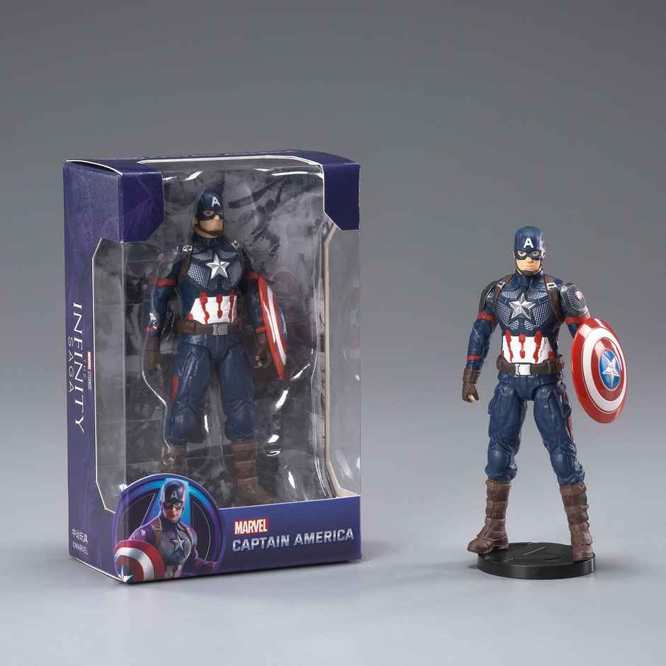 Striders Licensed Mini Captain America Figure Toy | 4 inch