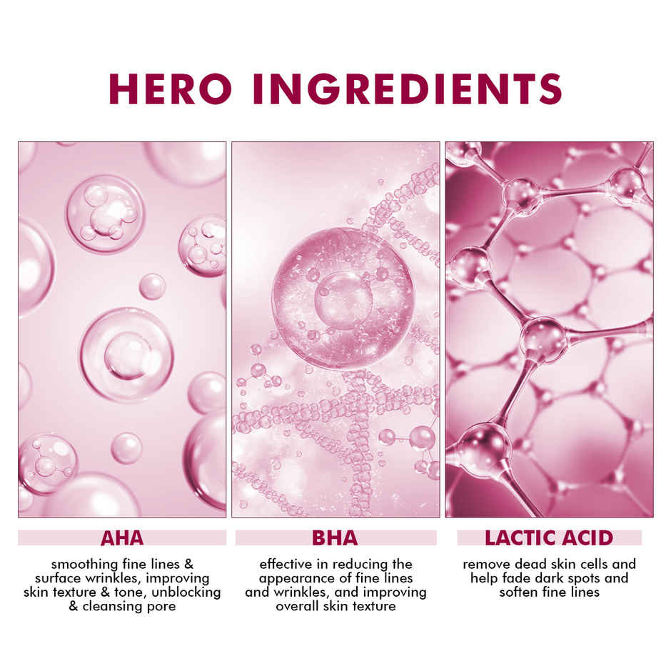 Conscious Chemist 25% AHA & 5% BHA Resurfacing Peeling Exfoliating Facial Serum For Anti-Aging