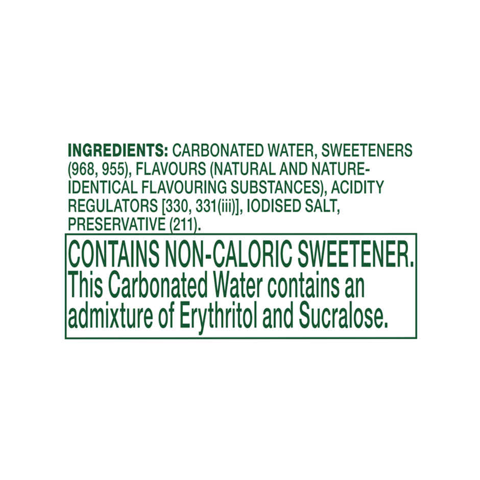 Paper Boat Zero Sugar Lemon Lime Sparkling Water | Sugar Free Cold Drink