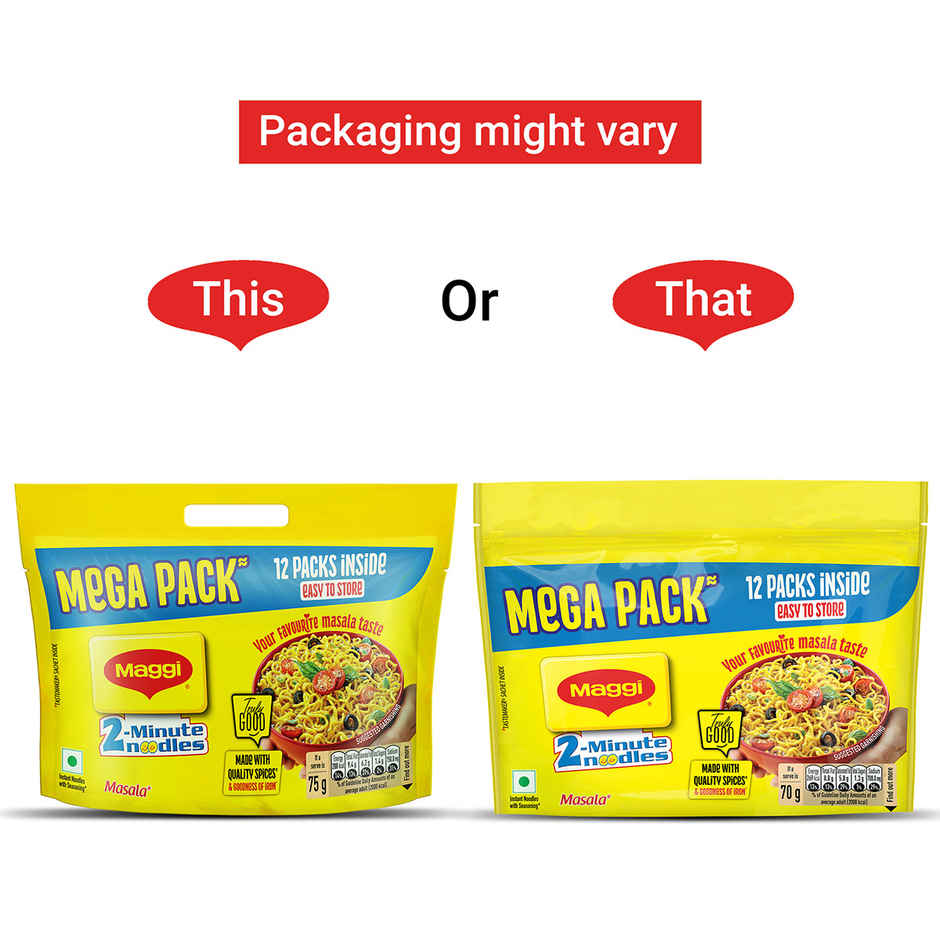 MAGGI 2-Minute Instant Noodles | Masala Noodles | Made With Quality Spices