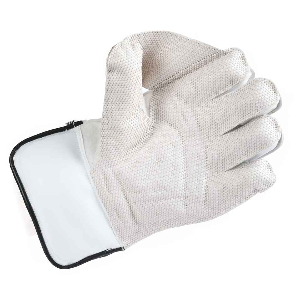 Playr Unisex Adult Cricket Caught Keeping Gloves Leather With Grit Ruber Palm for All Season Adult