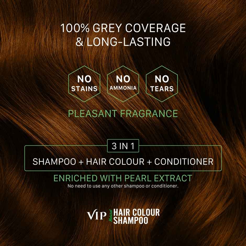 Vip Hair Colour Shampoo Brown