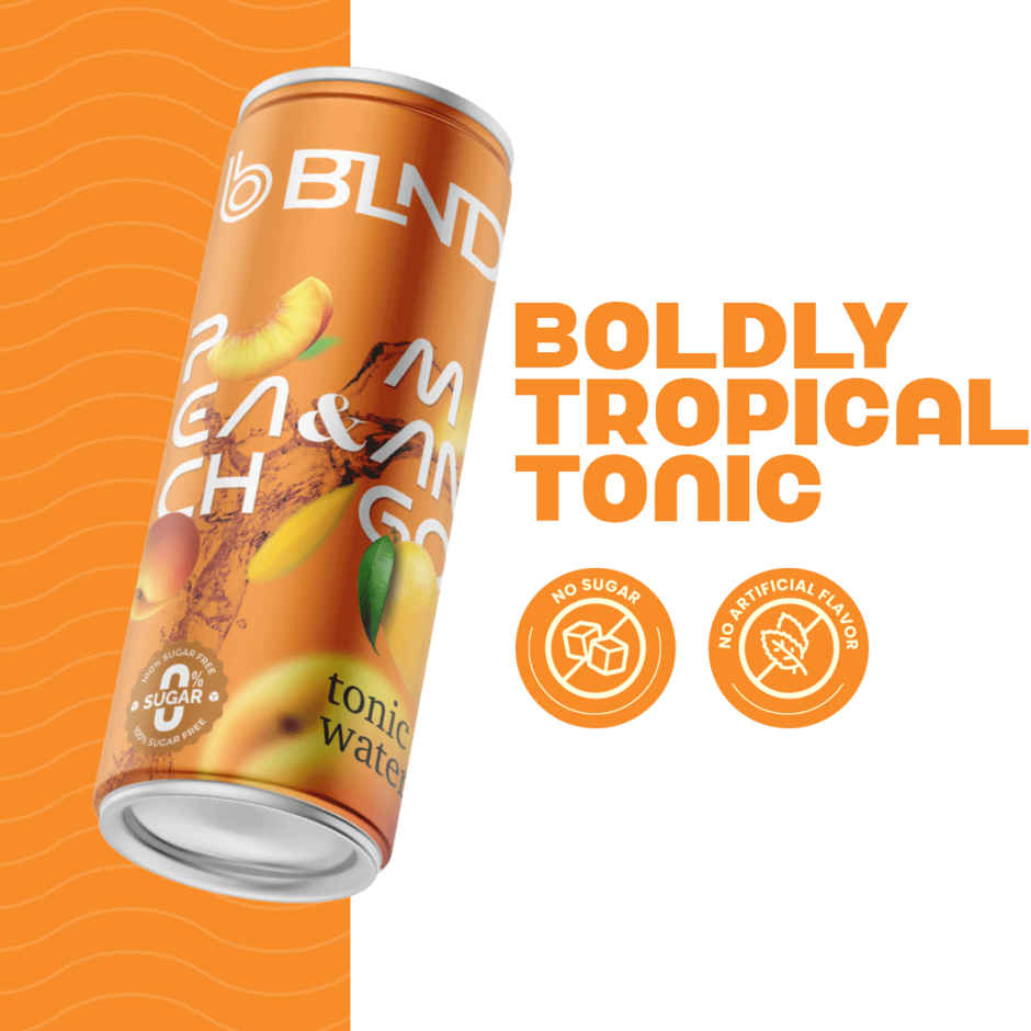 BLND Peach & Mango Tonic Water