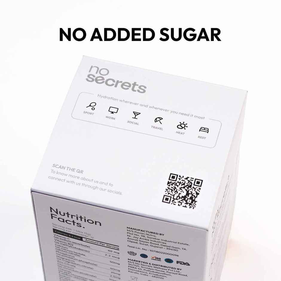 No Secrets Perfect Hydration Duo Electrolytes & Antioxidants Assorted Box