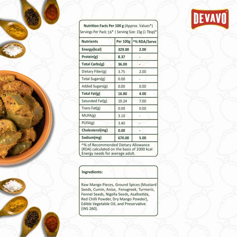 Devavo Punjabi Mango Pickle