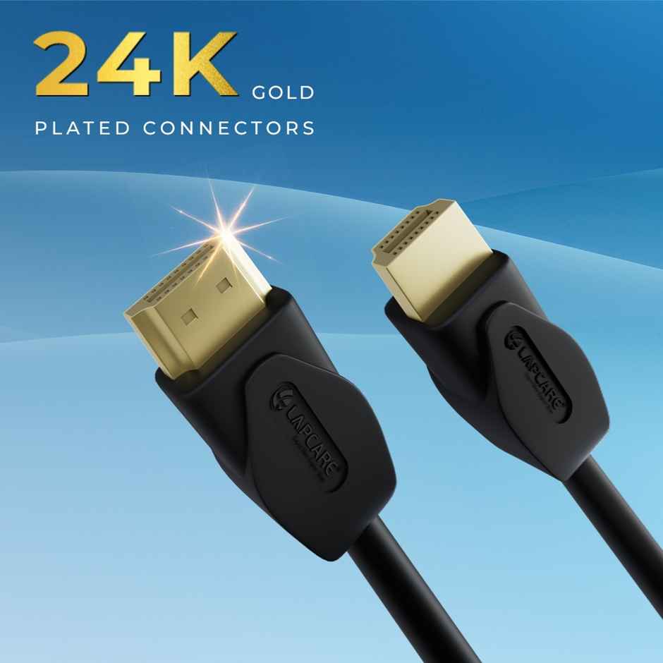 Lapcare 5M High Speed Hdmi Cable | Supports 3D-4K-Arc & Cec | For TV-Laptops-Projectors