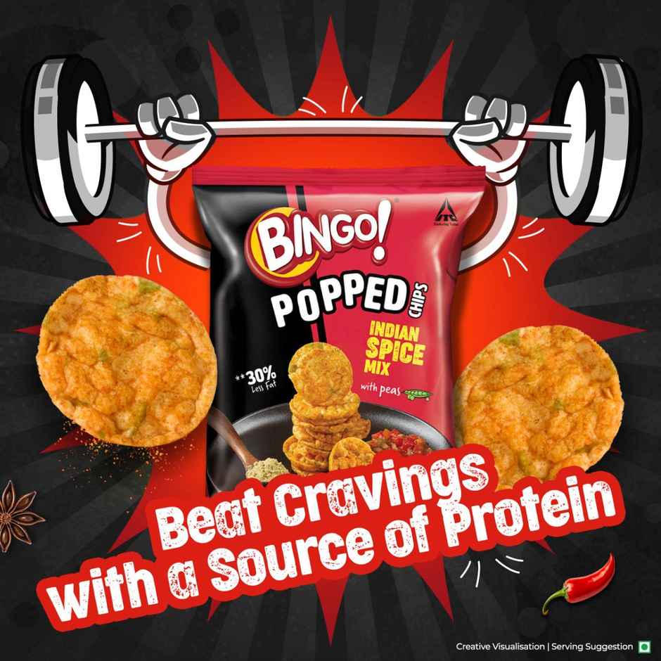 Bingo! Popped Chips Indian Spice Mix | Light & Flavourful