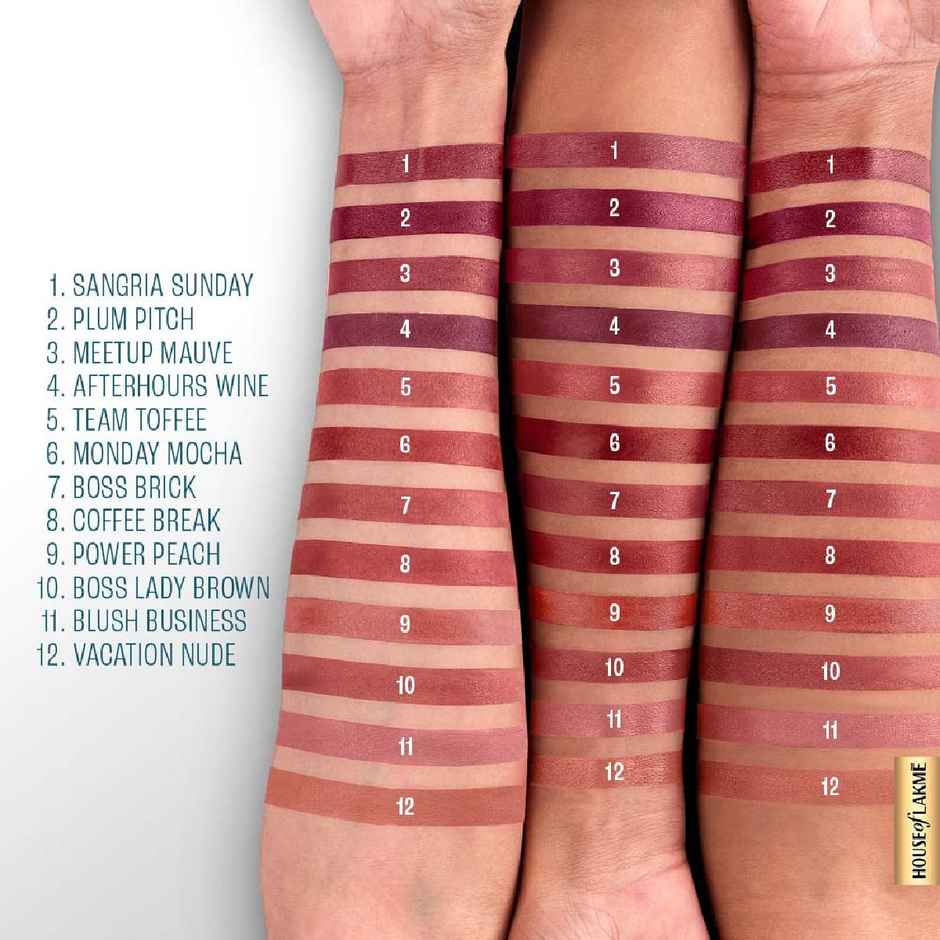 Lakme 9to5 Hya Matte Lipstick | Vacation Nude