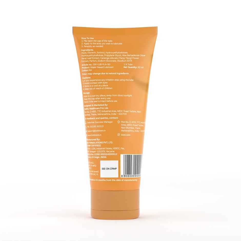Bold Care Vibe Ylang Ylang Water-Based Lubricant
