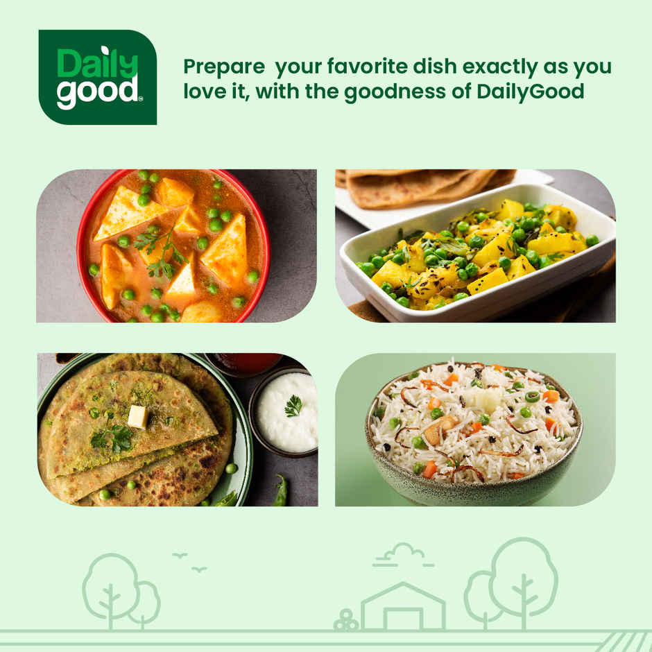 Daily Good Unpolished Green Dried Peas / Matar