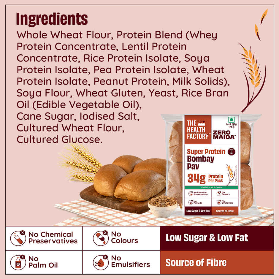 Zero Maida Super Protein Bombay Pav