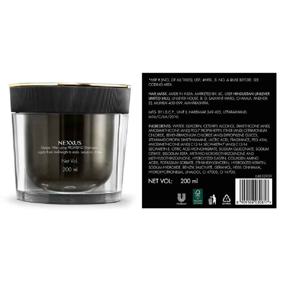 Nexxus Promend Repair Keratinizing Treatment Mask For Damaged Hair