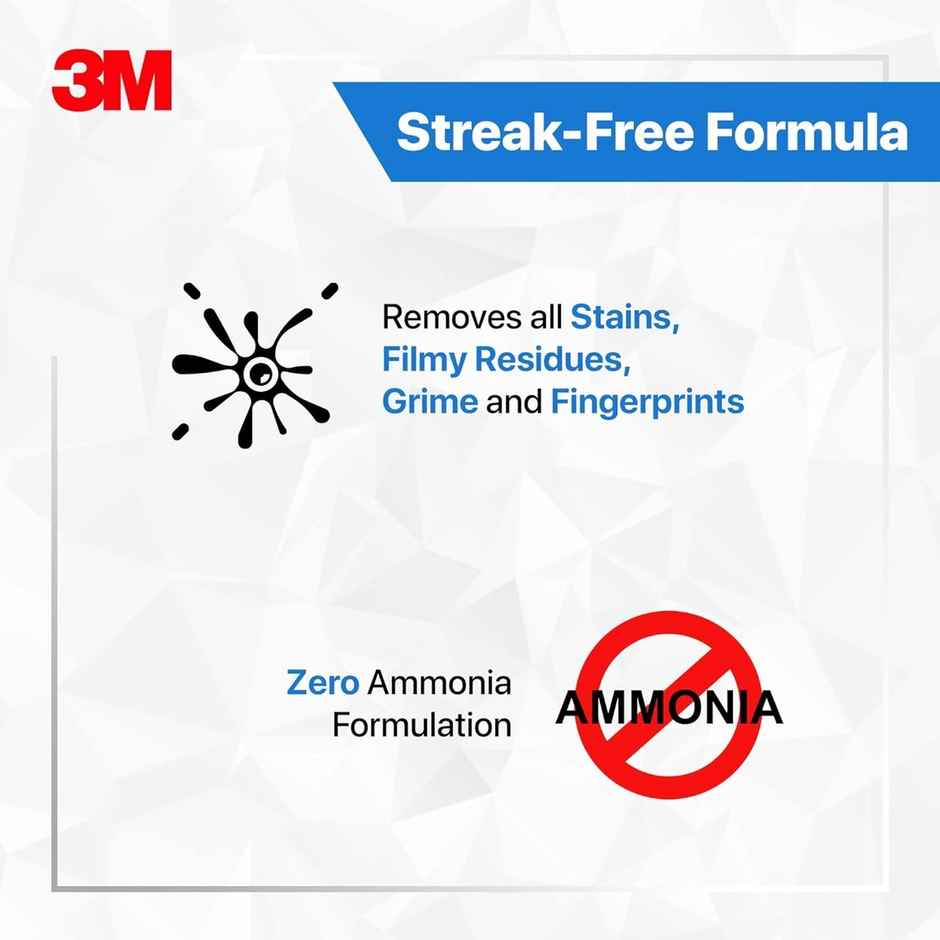 3M Car Glass Cleaner | Remove Grime and Fingerprints from Windshields and Windows - Assorted
