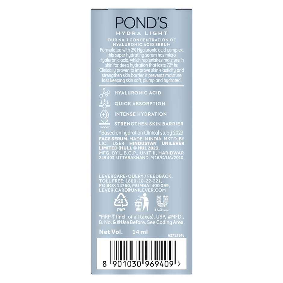 Pond's Hydra Light Hyaluronic Acid Complex 2% Serum