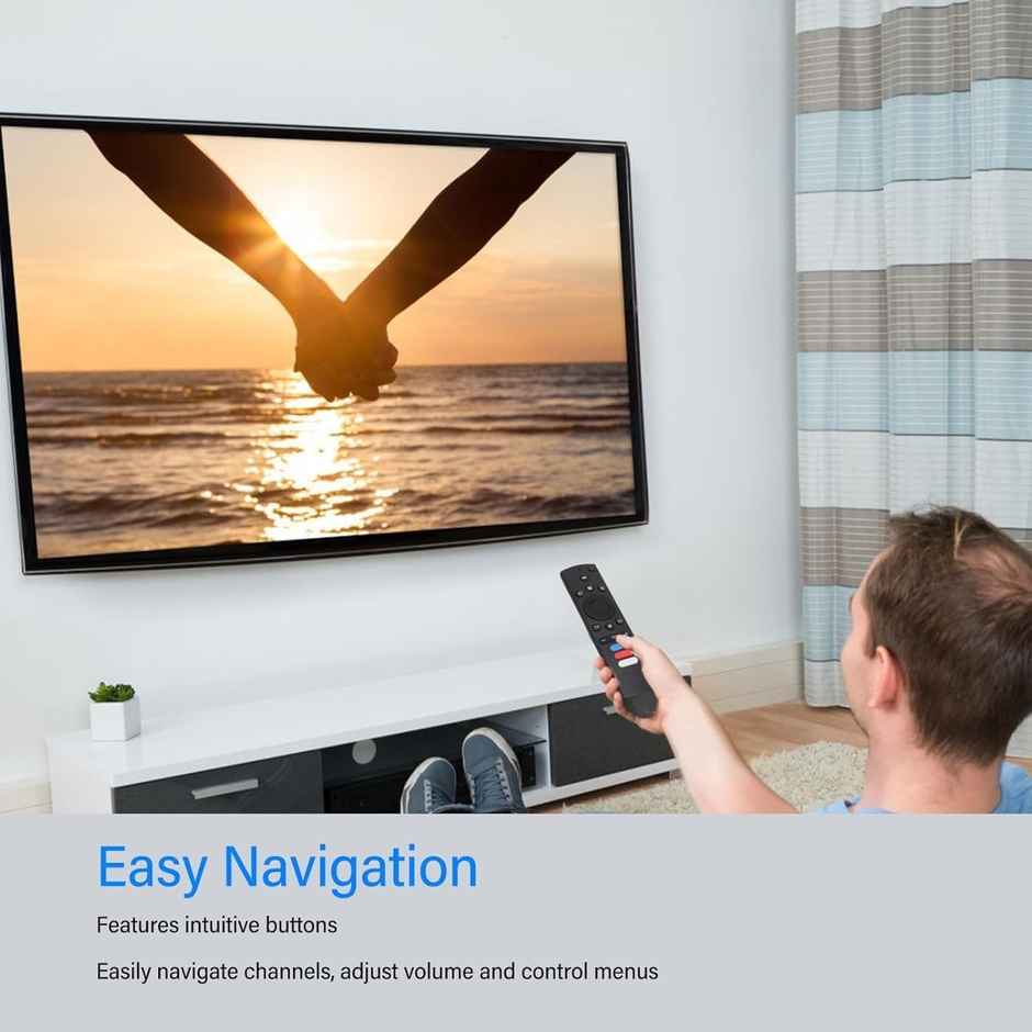 Ailkin Non-Voice Remote for Thomson Smart TVs| Durable Build| Easy Control| Black