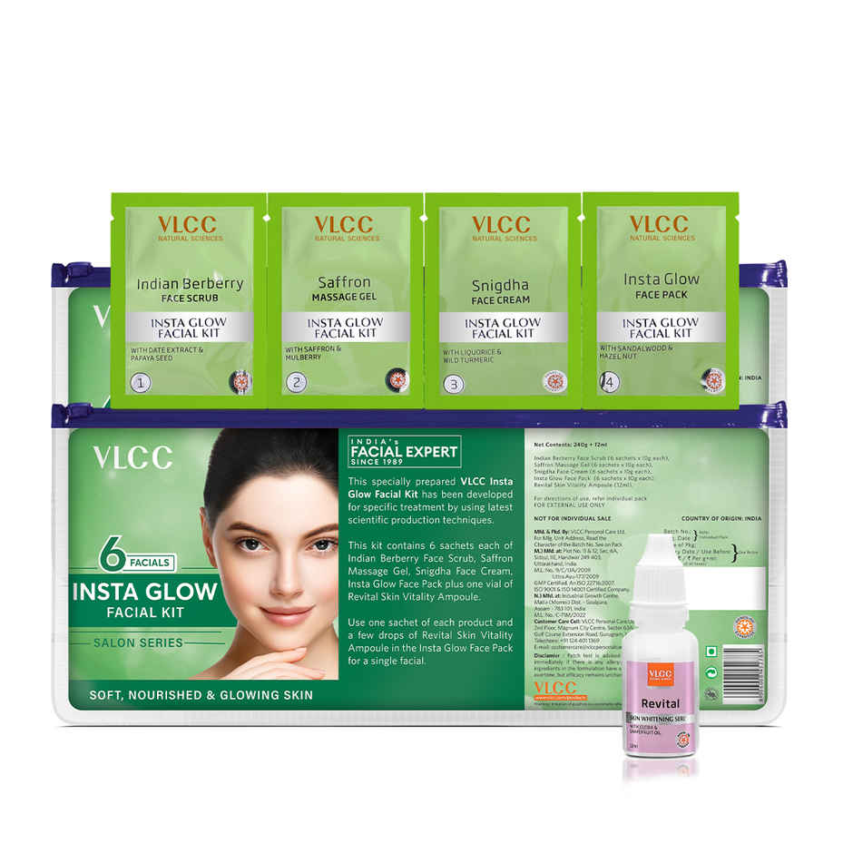 VLCC Salon Series Insta Glow Facial Kit ( 6 Facials )
