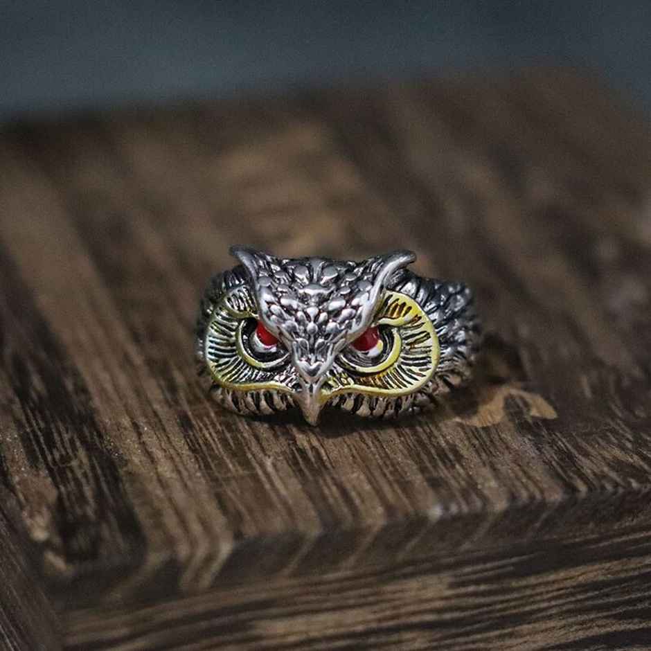 Fashion Frill Men's Combo Rings Silver Onesize