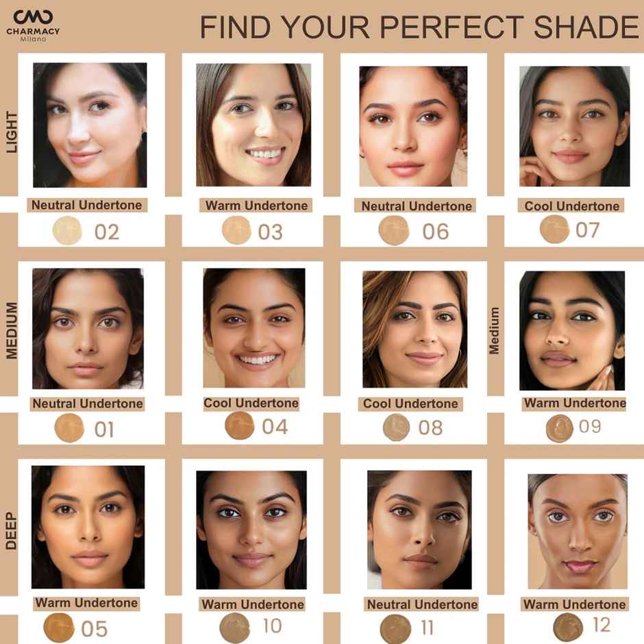 Charmacy Milano Matte Foundation 03