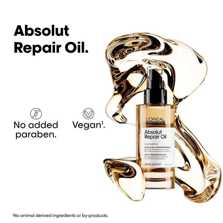 L'Oréal Professionnel Absolut Repair 10-in-1 Multi-Benefit Hair Serum For Dry And Damaged Hair