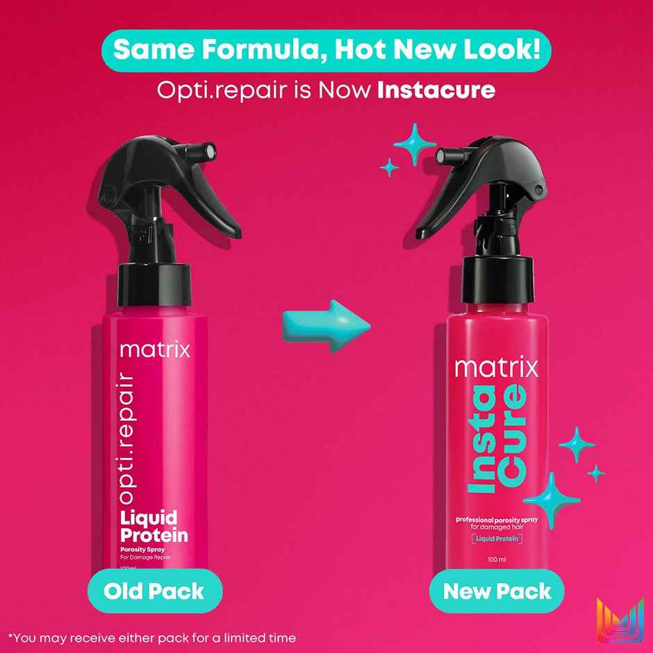 Matrix InstaCure Shampoo, Conditioner, Porosity Spray Combo|Ditch Damage from 1st Use|Paraben-free